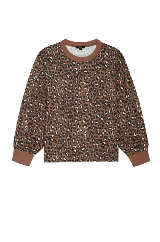 Womens Reeves Sweater In Mountion Leopard